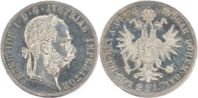 Franz Joseph I., 2 Gulden 1876, Vienna