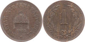 Franz Joseph I., 1 Filler 1892, KB, Kremnitz