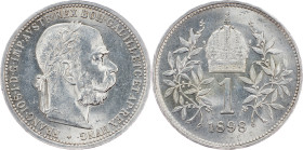 Franz Joseph I., 1 Krone 1898, Vienna