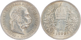 Franz Joseph I., 1 Krone 1899, Vienna