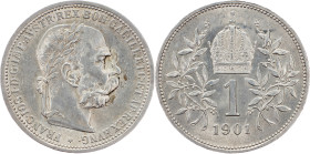 Franz Joseph I., 1 Krone 1901, Vienna