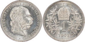 Franz Joseph I., 1 Krone 1901, Vienna