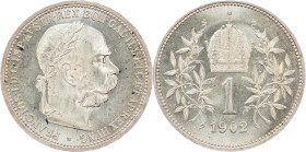 Franz Joseph I., 1 Krone 1902, Vienna