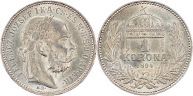 Franz Joseph I., 1 Korona 1894, KB, Kremnitz