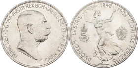 Franz Joseph I., 5 Krone 1908, Vienna