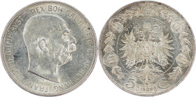 Franz Joseph I., 5 Krone 1909, Vienna