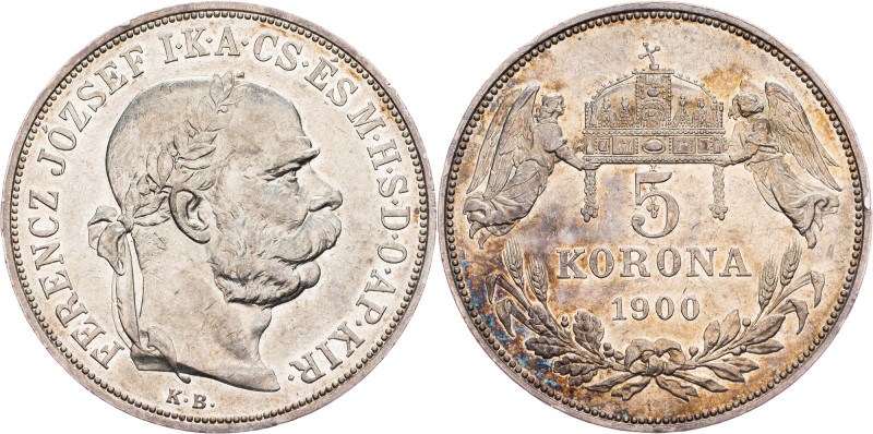 Franz Joseph I., 5 Korona 1900, Kremnitz Franz Joseph I., 5 Korona 1900, Kremnit...