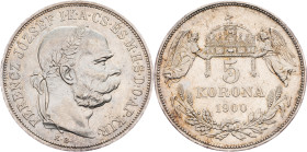 Franz Joseph I., 5 Korona 1908, Kremnitz