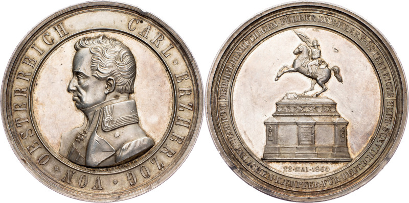 Franz Joseph I., Medal 1860, Karl Radnitzky Franz Joseph I., Medal 1860, Karl Ra...