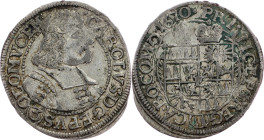 Charles II of Liechtenstein, 3 Kreuzer 1670, Kremsier