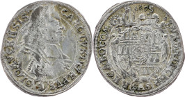 Charles II of Liechtenstein, 3 Kreuzer 1695, SAS