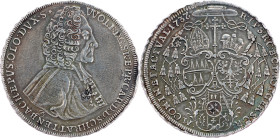 Wolfgang von Schrattenbach, 1/2 Thaler 1737, Kremsier