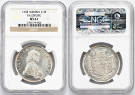 Salzburg, 1/2 Thaler 1768 TOP POP