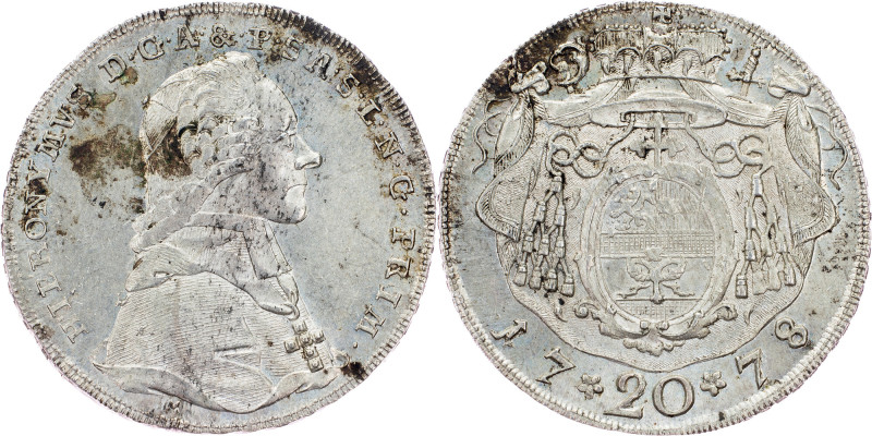 Salzburg, 20 Kreuzer 1778, M Salzburg, 20 Kreuzer 1778, M, 6,65 g, Ag, Zöttl 326...
