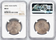 Victoria, 1 Rupee 1890, Calcutta