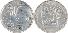 Czechoslovakia, 25 Korun 1965