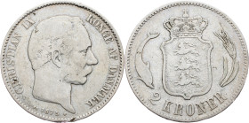 Christian IX., 2 Kroner 1875, Copenhagen