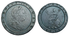 George III., 2 Penny 1797, Soho