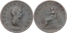 George III., 1/2 Penny 1807, Handsworth