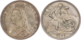 Great Britain, 1 Crown 1887