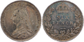 Victoria, 6 Pence 1890, London