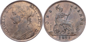 Victoria, 1 Penny 1891, London