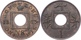 Victoria, 1 Mil 1863