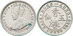 George V., 5 Cents 1933, London
