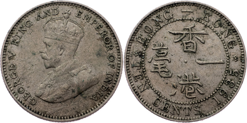 George V., 10 Cents 1935, London George V., 10 Cents 1935, London, 2,572 g, Copp...