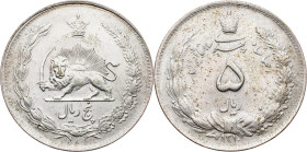 Reza Shah, 5 Rials 1931
