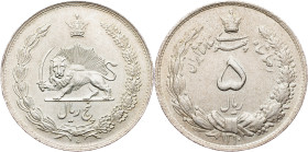 Reza Shah, 5 Rials 1931