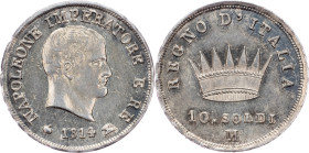 Napoleon I., 10 Soldi 1814, M, Milan