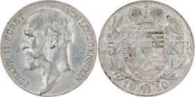 John II., 5 Krone 1910