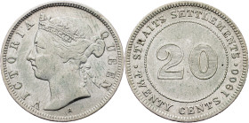 Victoria, 20 Cents 1900, Heaton
