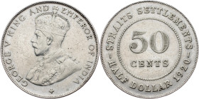 George V., 50 Cents 1920, Bombay