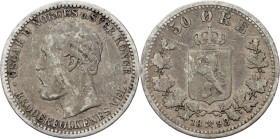 Oscar II., 50 Ore 1893