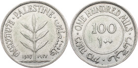British Mandate, 100 Mils 1927, London