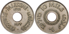 British Mandate, 10 Mils 1933, London