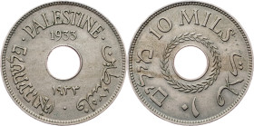 British Mandate, 10 Mils 1933, London