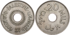 British Mandate, 20 Mils 1933, London