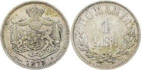 Carol I., 1 Leu 1873, Brussels