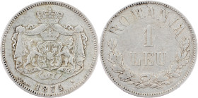 Carol I., 1 Leu 1874, Brussels