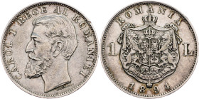 Carol I., 1 Leu 1894, Brussels