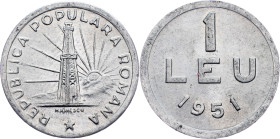 Republic, 1 Leu 1951