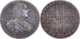 Peter I., Rouble 1723, St. Petersburg