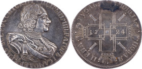 Peter I., Rouble 1724, St. Petersburg