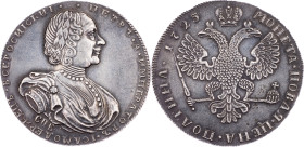 Peter I., Poltina 1725, St. Petersburg