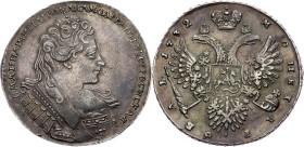 Anna Ioannovna, 1 Rouble 1732, Moscow