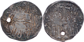 Emperor Stefan Dusan and empress Jelena (1346-1355), Dinar