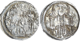 Emperor Stefan Dusan and empress Jelena (1346-1355), Dinar